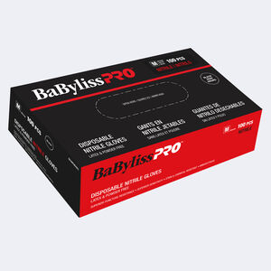 BaBylissPRO® Gants en nitrile jetables (Noir, Moyen), , hi-res